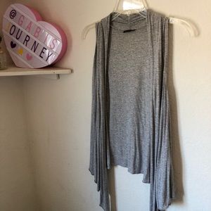 cute grey vest